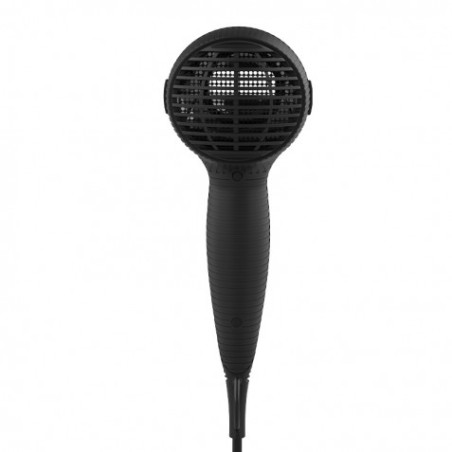 SECADOR DE PELO MURAL NEGRO CON SOPORTE PARED 2200W MUVIP