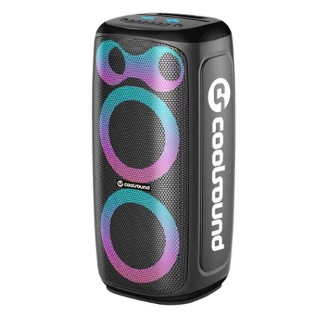 ALTAVOZ KARAOKE PORTATIL COOLSOUND BLAST PUMP 2X6.5" 350W NEGRO