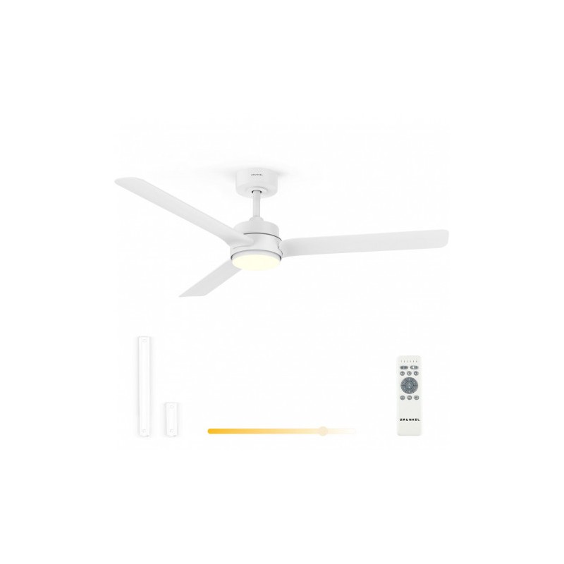 VENTILADOR DE TECHO 30W 52" CON LED Y...