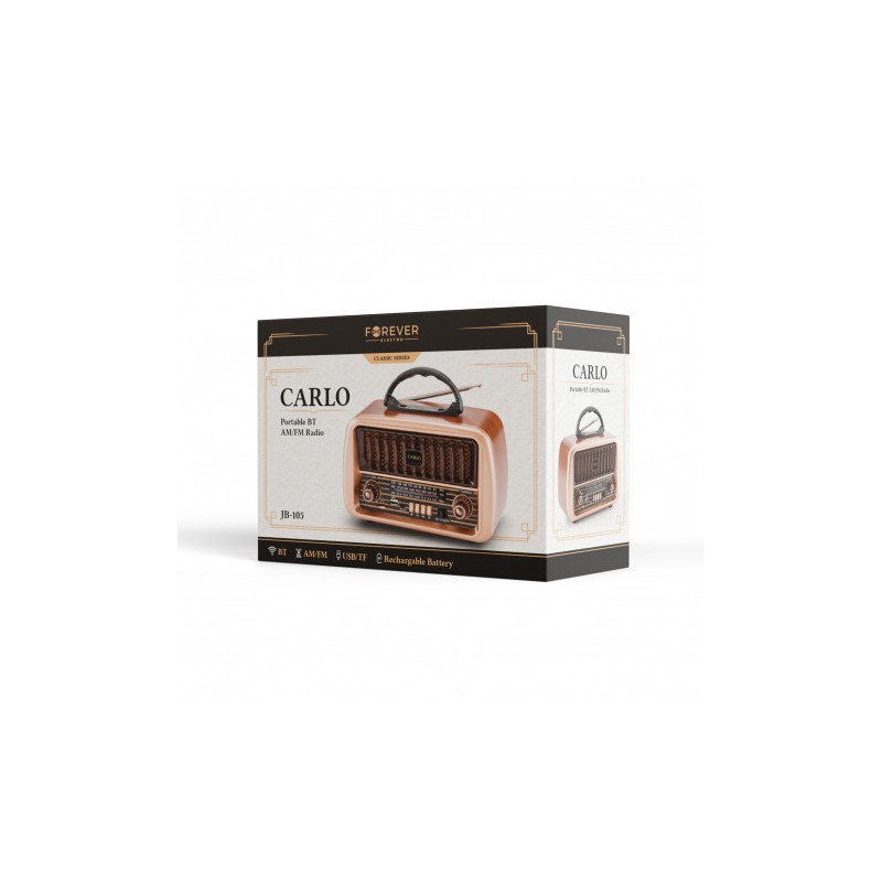 RADIO CARLO AM/FM JB-105 T USB...