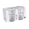 SET 4 VASOS VIDRIO 365CC ARAS LAV