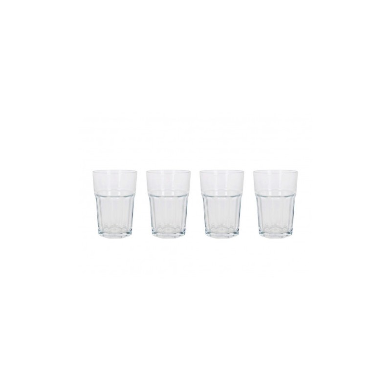 SET 4 VASOS VIDRIO 365CC ARAS LAV