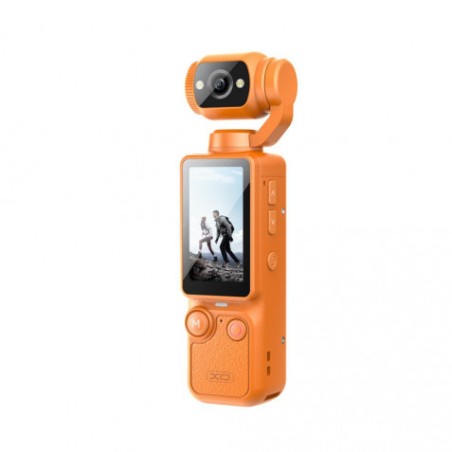 CAMARA ACCION PORTATIL UHD 4K NARANJA ZF05 XO