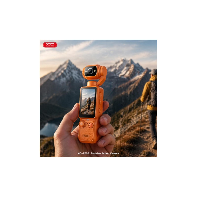 CAMARA ACCION PORTATIL UHD 4K NARANJA...