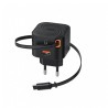 CARGADOR TIPO C CARGA RAPIDA 20W RETRACTIL L165 XO