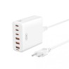CARGADOR DE CORRIENTE 75W 6 TOMAS 3USB A 3USBC L133 XO