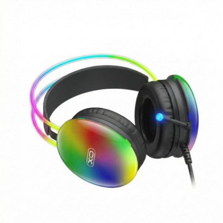 AURICULARES GAMING DIADEMA CON CABLE NEGRO GE11 XO