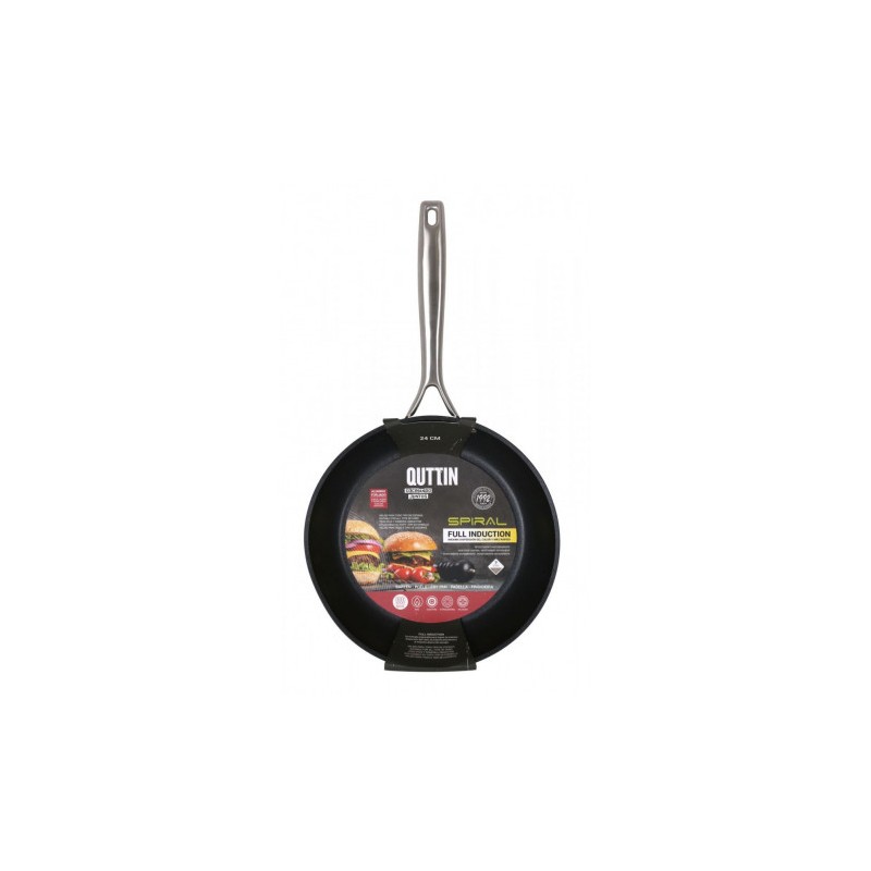 SARTEN ALUMINIO FORJADO FULL INDUCCION 24CM SPIRAL QUTTIN
