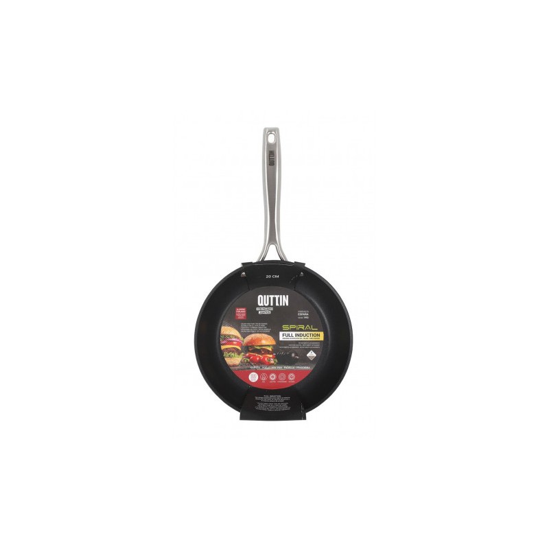 SARTEN ALUMINIO FORJADO FULL INDUCCION 20CM SPIRAL QUTTIN