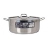CACEROLA CON TAPA ACERO APTA PARA INDUCCION 12.5L QUTTIN