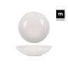 SET 12 PLATOS HONDO 21CM MONACO IVORY LA MEDITERRANEA