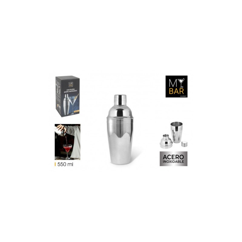 COCTELERA ACERO INOX 550 ML MY BAR