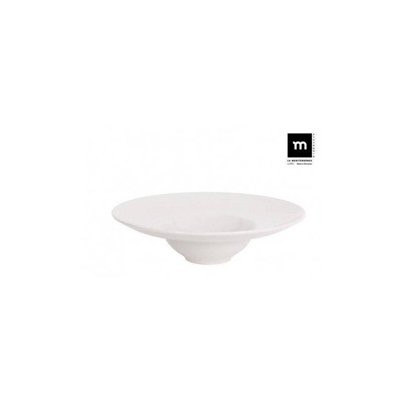 SET 6 PLATOS PARA PASTA Y RISOTTO 25CM BARI IVORY LA MEDITERRANEA