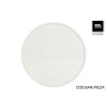 SET 6 PLATOS PARA PIZZA 33CM BARI IVORY BRILLO LA MEDITERRANEA