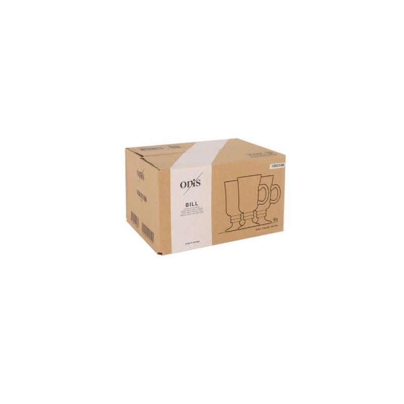 SET 6 TAZAS CAFE 225ML BILL ONIS