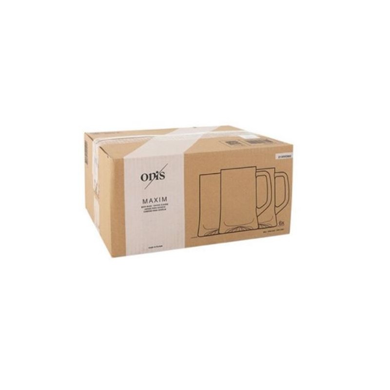 SET 6 JARRAS CERVEZAS 680ML MAXIM ONIS
