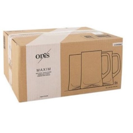 SET 6 JARRAS CERVEZAS 680ML MAXIM ONIS