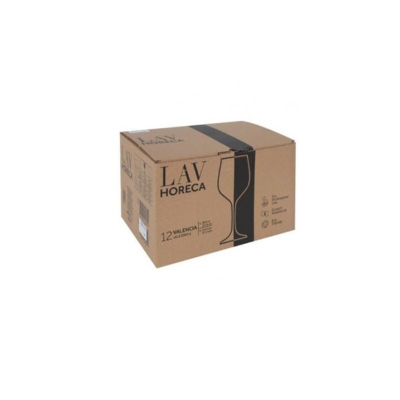 SET 12 COPAS VINO 395ML VALENCIA LAV...