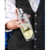 COCTELERA VIDRIO 650ML CON TAPA DE ACERO MY BAR