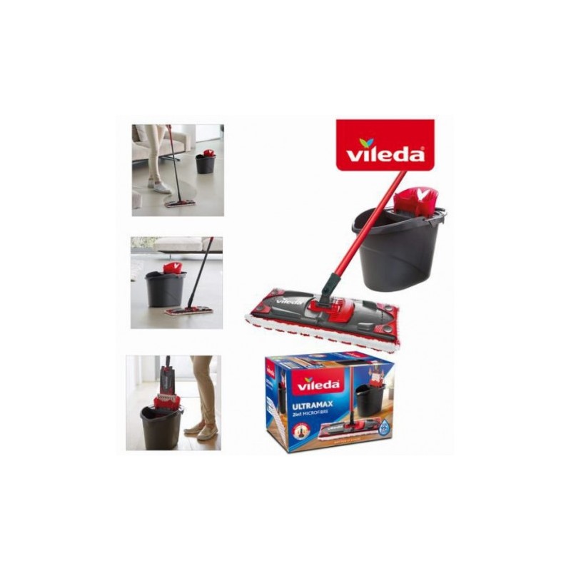 CUBO CON MOPA ULTRAMAX 2 EN 1 VILEDA
