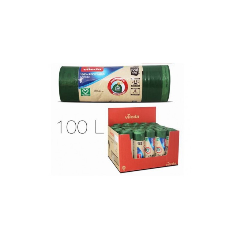 PACK 10 BOLSAS BASURAS ECO 100 LITROS...
