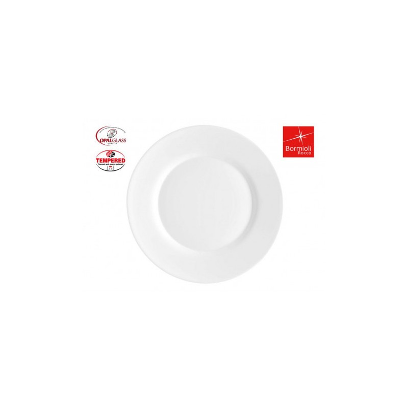 SET 6 PLATOS LLANO 25CM TOLEDO BORMIOLI
