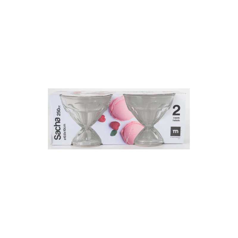 SET 2 COPAS HELADO 250CC SACHA LA...