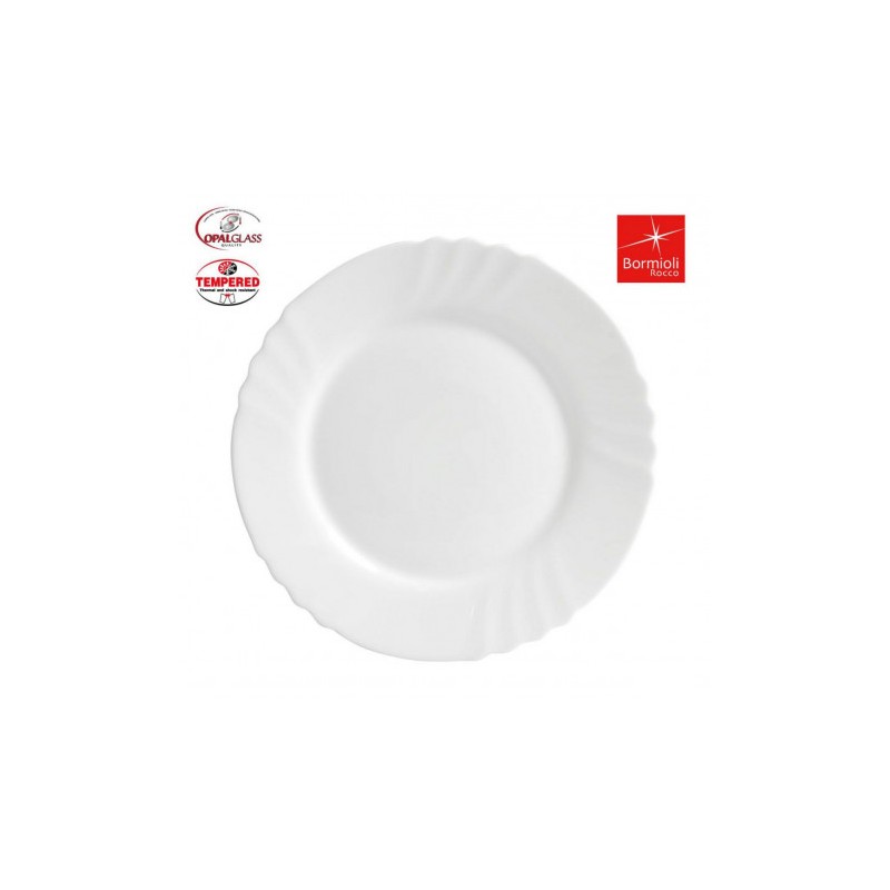 SET 6 PLATOS LLANOS 26CM EBRO BORMIOLI