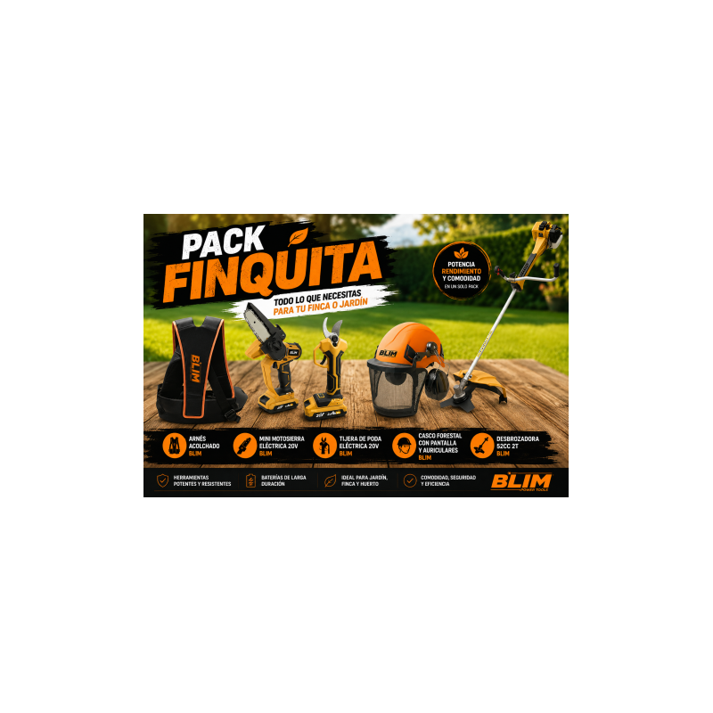 PACK FINCA DESBROZADORA + CASCO +...