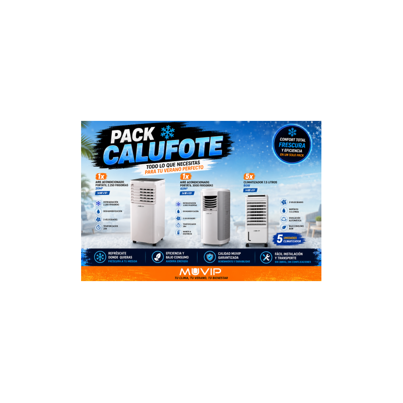 PACK AIRE ACONDICIONADO 2250 + AIRE...