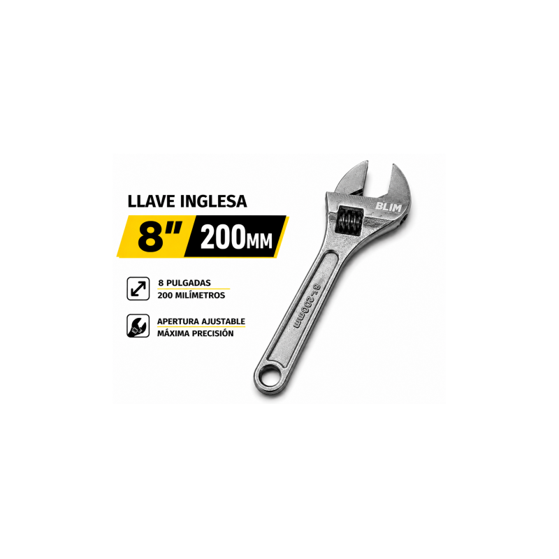 LLAVE INGLESA 8" 200MM BLIM