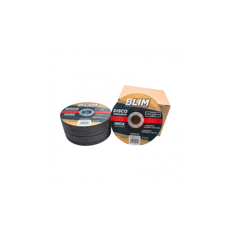 DISCO ABRASIVO INOX 115X1X22MM BLIM