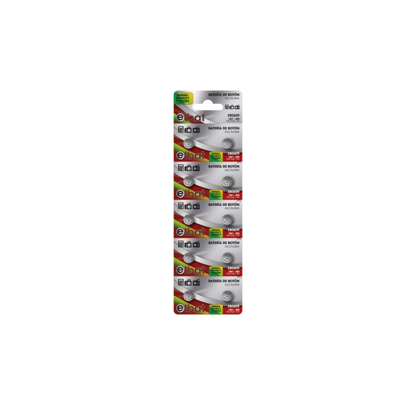 PACK 10 PILAS ALCALINAS BOTON LR41 AG3 ELBAT