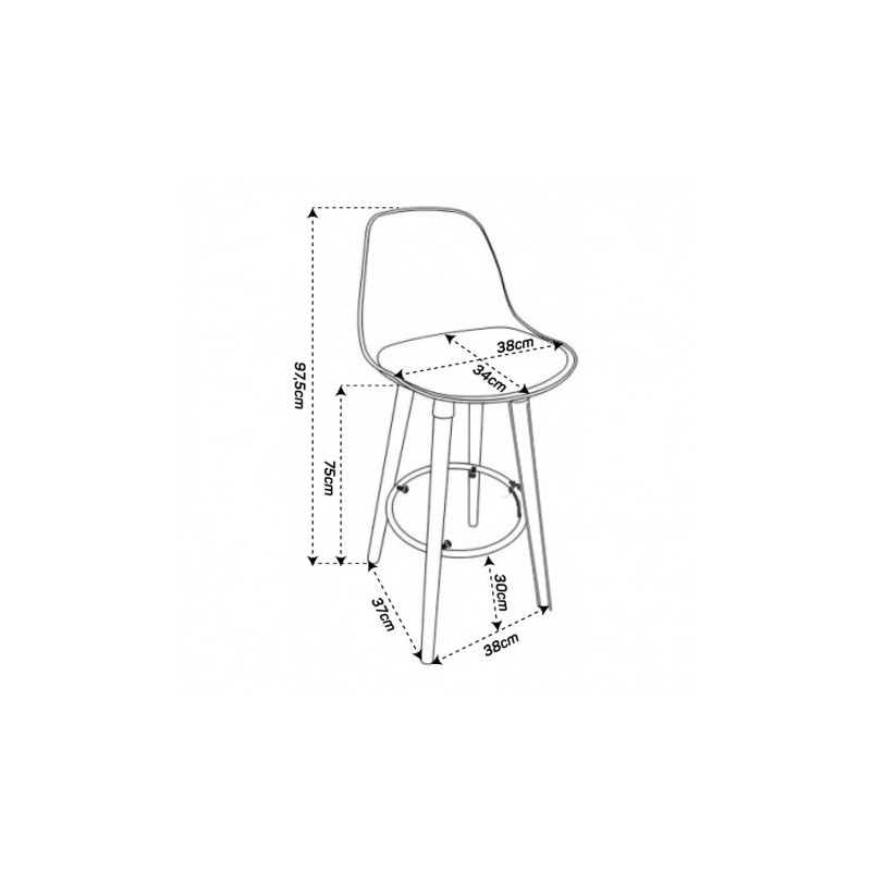 PACK 2 TABURETES ACOLCHADOS CON...