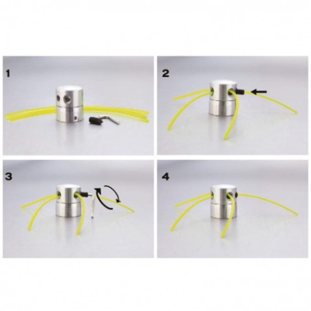 CABEZAL UNIVERSAL DE ALUMINIO PARA DESBROZADORAS CON HILO BLIM
