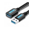 CABLE EXTENSION USB 3.0 A MACHO A A HEMBRA 3 METROS VENTION
