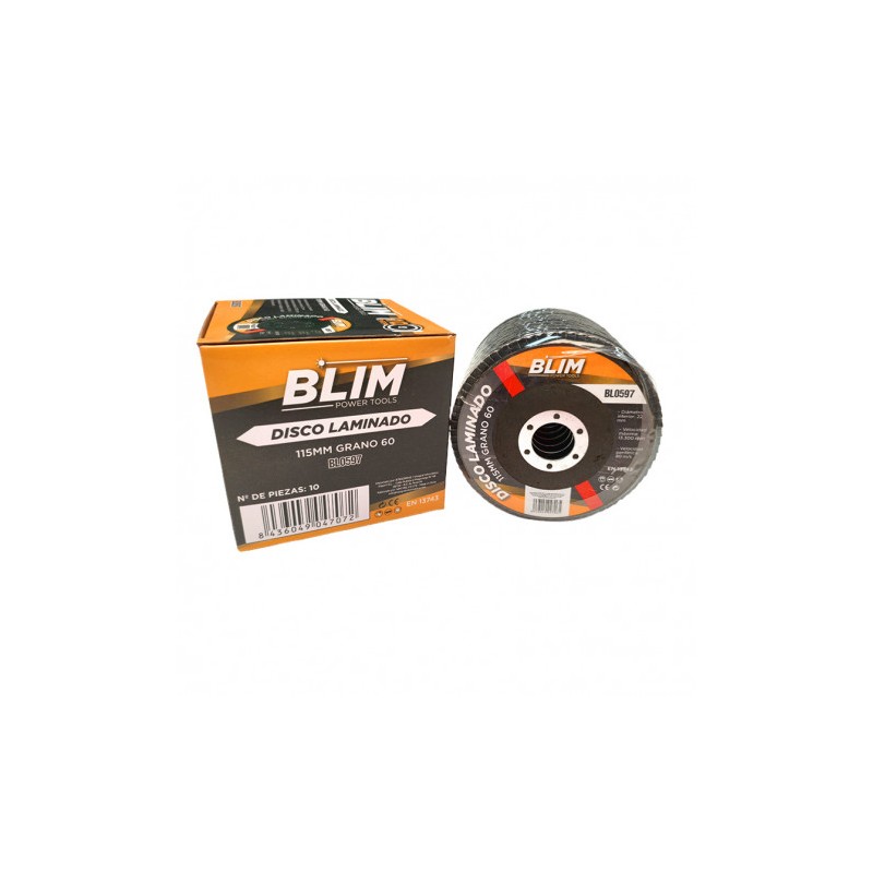 DISCO LAMINADO 115MM GRANO 60 BLIM