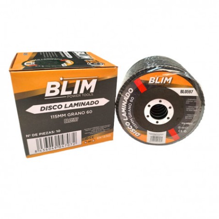 DISCO LAMINADO 115MM GRANO 60 BLIM