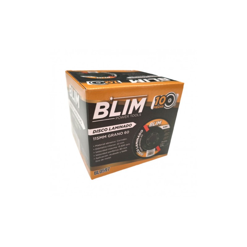 DISCO LAMINADO 115MM GRANO 60 BLIM
