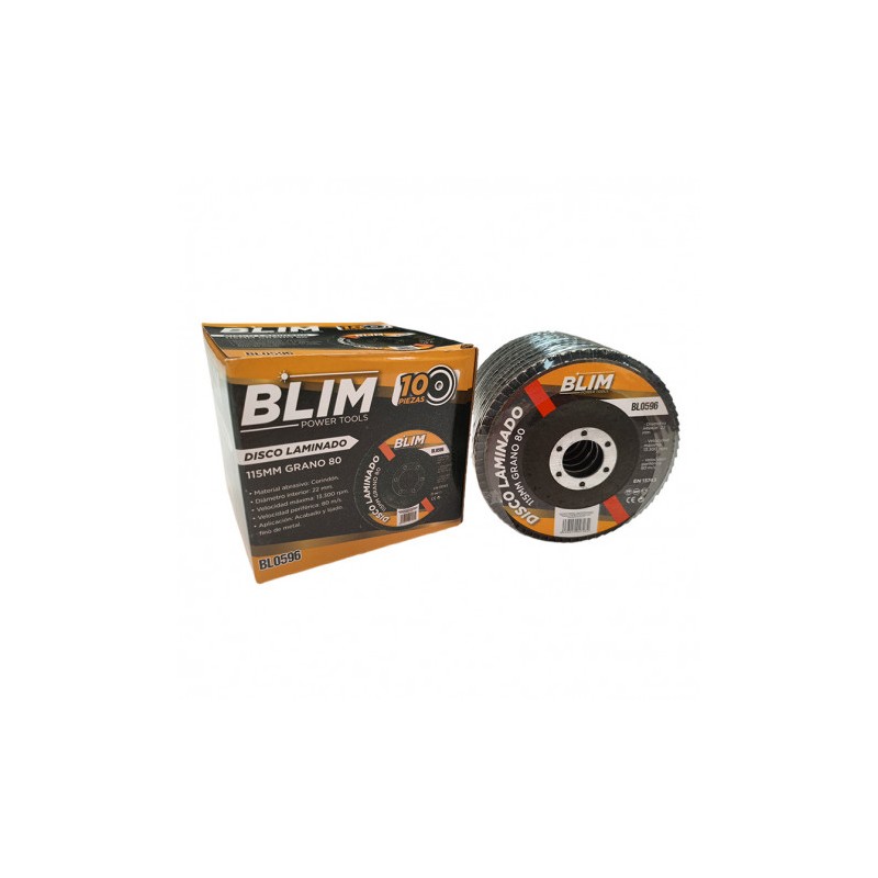 DISCO LAMINADO 115MM GRANO 80 BLIM