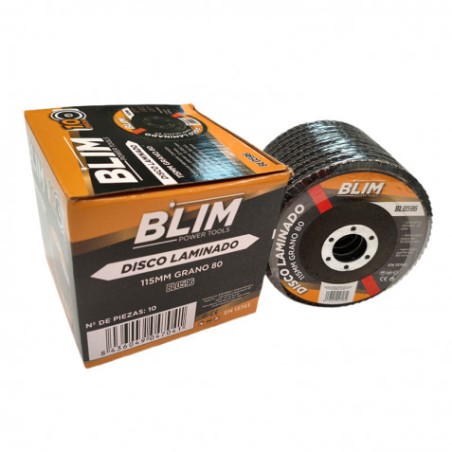 DISCO LAMINADO 115MM GRANO 80 BLIM