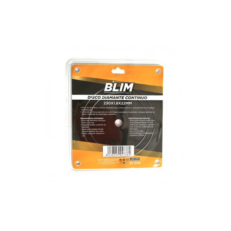 DISCO DIAMANTE CONTINUO 230X1.8X22MM...