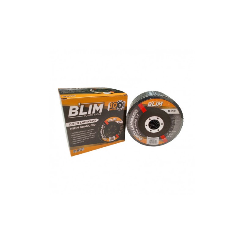 DISCO LAMINADO 115MM GRANO 120 BLIM