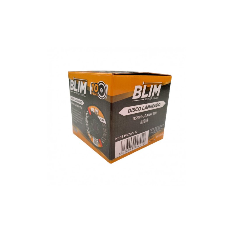 DISCO LAMINADO 115MM GRANO 120 BLIM