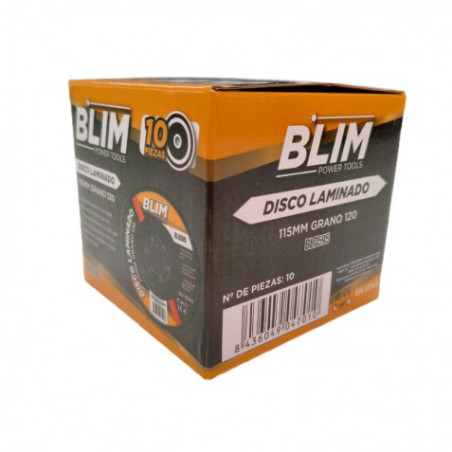 DISCO LAMINADO 115MM GRANO 120 BLIM