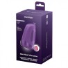 MASTURBADOR MASCULINO MEN HEAT VIBRATION DARK BERRY SATISFYER