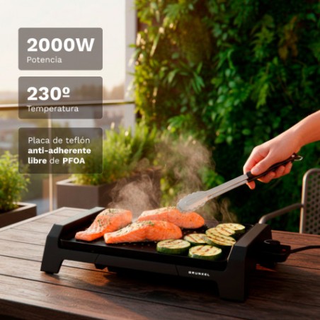 PLANCHA DE ASAR ELECTRICA BK-P36 CON 2000W