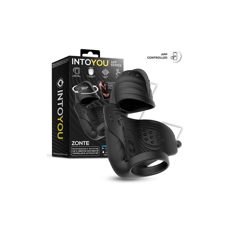 MASTURBADOR MASCULINO CON ROTACION Y VIBRACION CON APP ZONTES INTOYOU