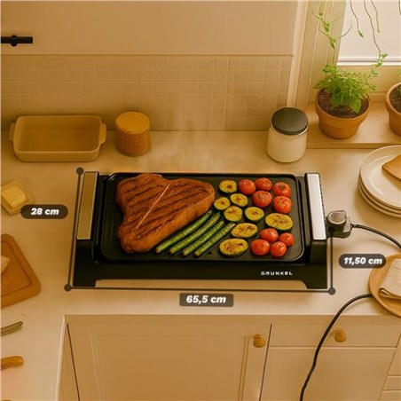 PLANCA DE ASAR ELECTRICA + GRILL BK-DH51 CON 2200W GRUNKEL