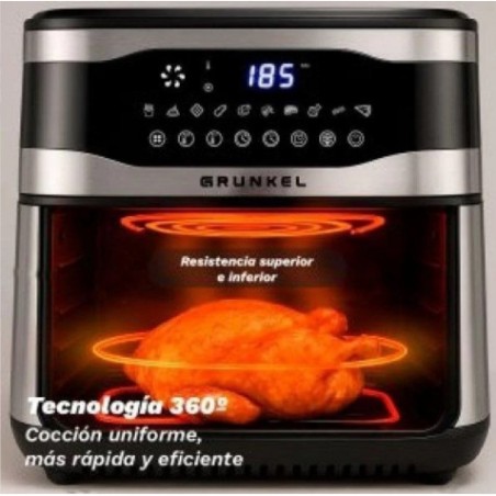 FREIDORA DE AIRE 9L 2200W MAXISTEELFRYER CON FRY FORCE 360º Y 10 PROGRAMAS